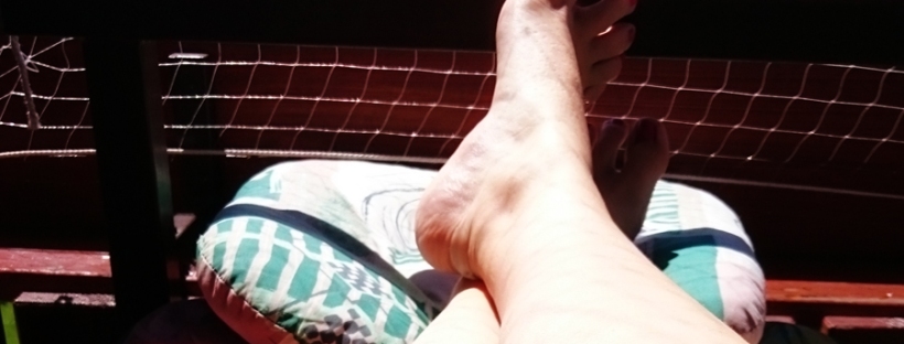 Sonnenschein auf Füßen